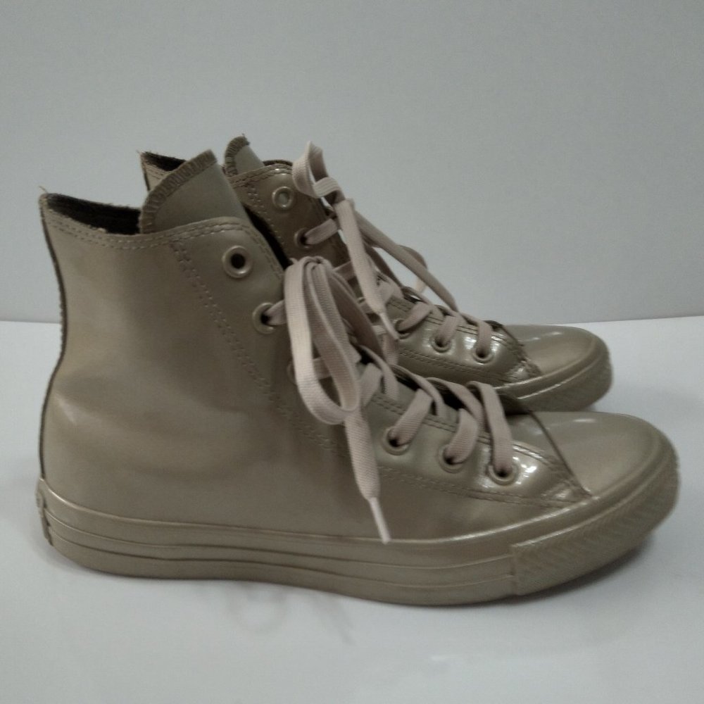 Converse Chuck Taylor All Star Hi Metallic Rubber Gold Sneakers